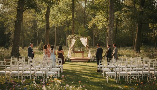 Mariage et théâtre de verdure à Pornic : une célébration unique en pleine nature